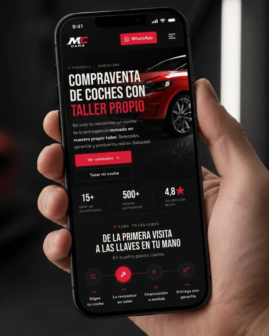 MC Cars — Identitat i web — Identitat · Web