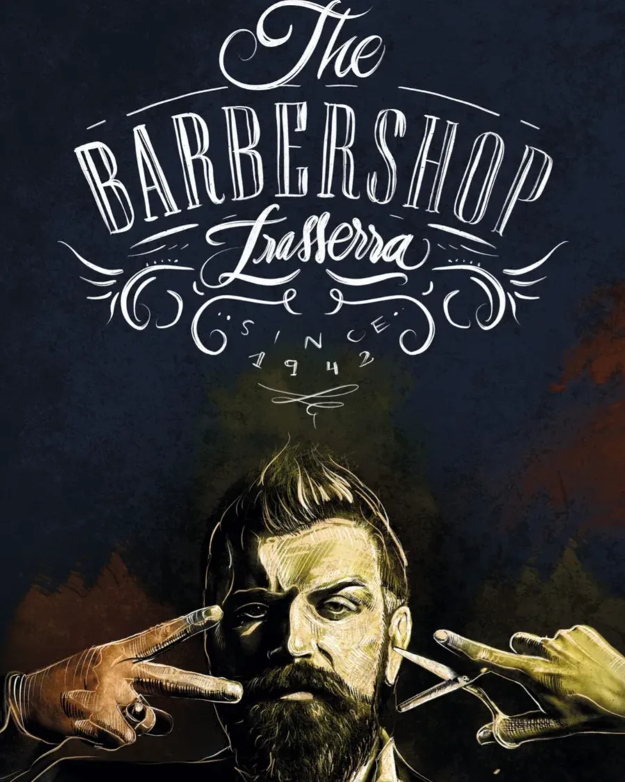 Trasserra Barbershop — Branding · Il·lustració